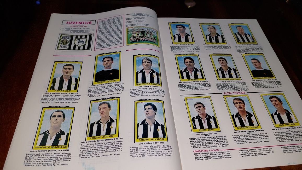 Album reprint Panini Calciatori 1966-1967, stare foarte bună,70 lei