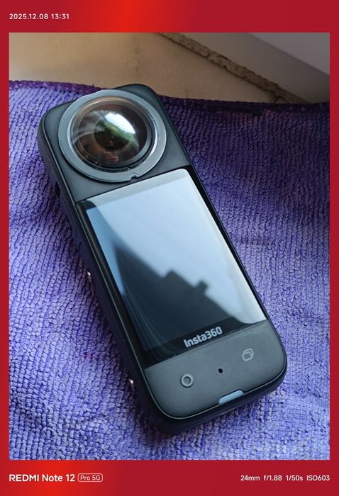 Cameră acțiune  insta360 X3 + 3 acumulatori