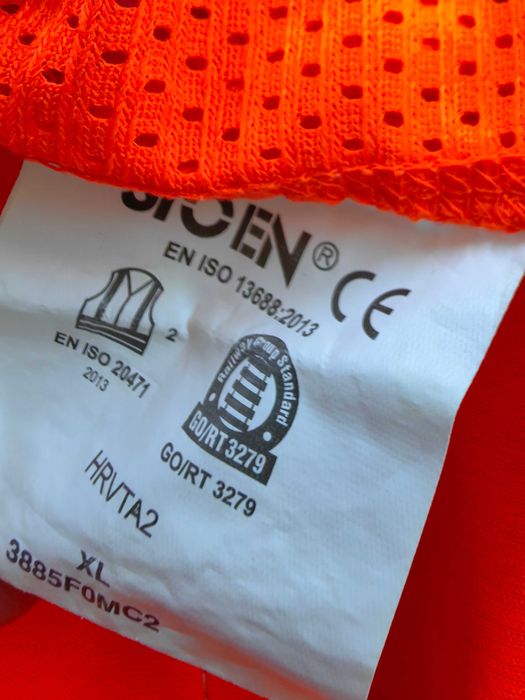Tricou de munca portocaliu reflectorizant L-XL ca nou