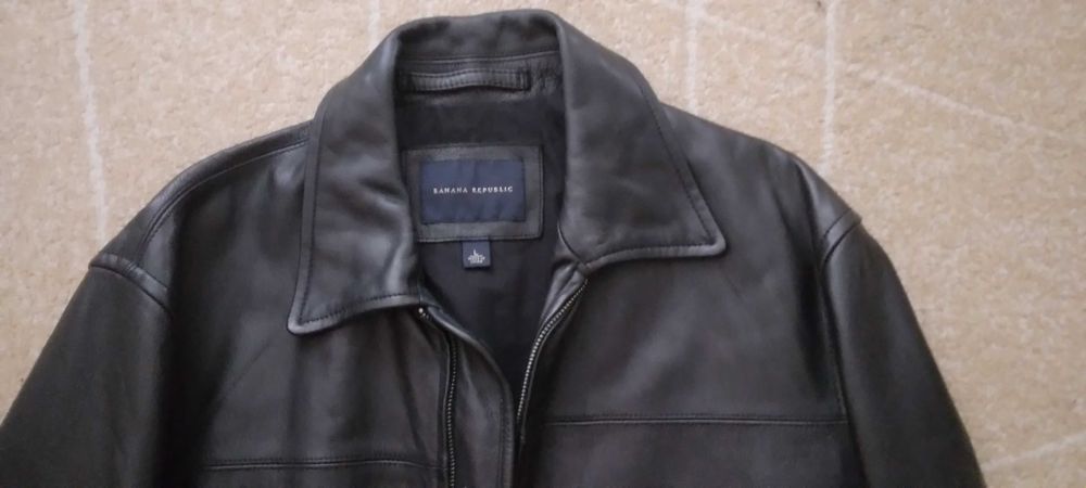 Ново мъжко яке от естествена  кожа