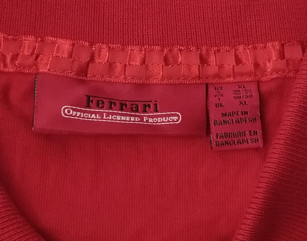 Scuderia Ferrari F. Alonso F1 Polo Shirt оригинална тениска XL Ферари