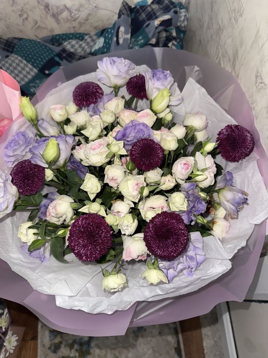 Цветы пышные свежые