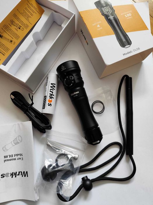 Lanterna subacvatica Wurkkos DL08 - set