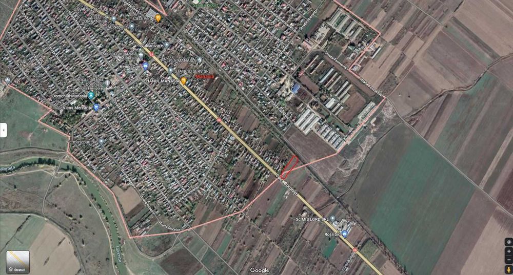 de vanzare teren intravilan 3000mp Manasia/Ialomita