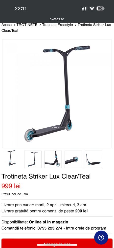 Trotineta striker deluxe