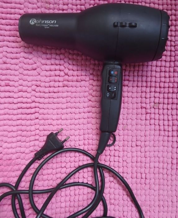 Преса за изправяне на коса и професионален сешоар "Rohnson "