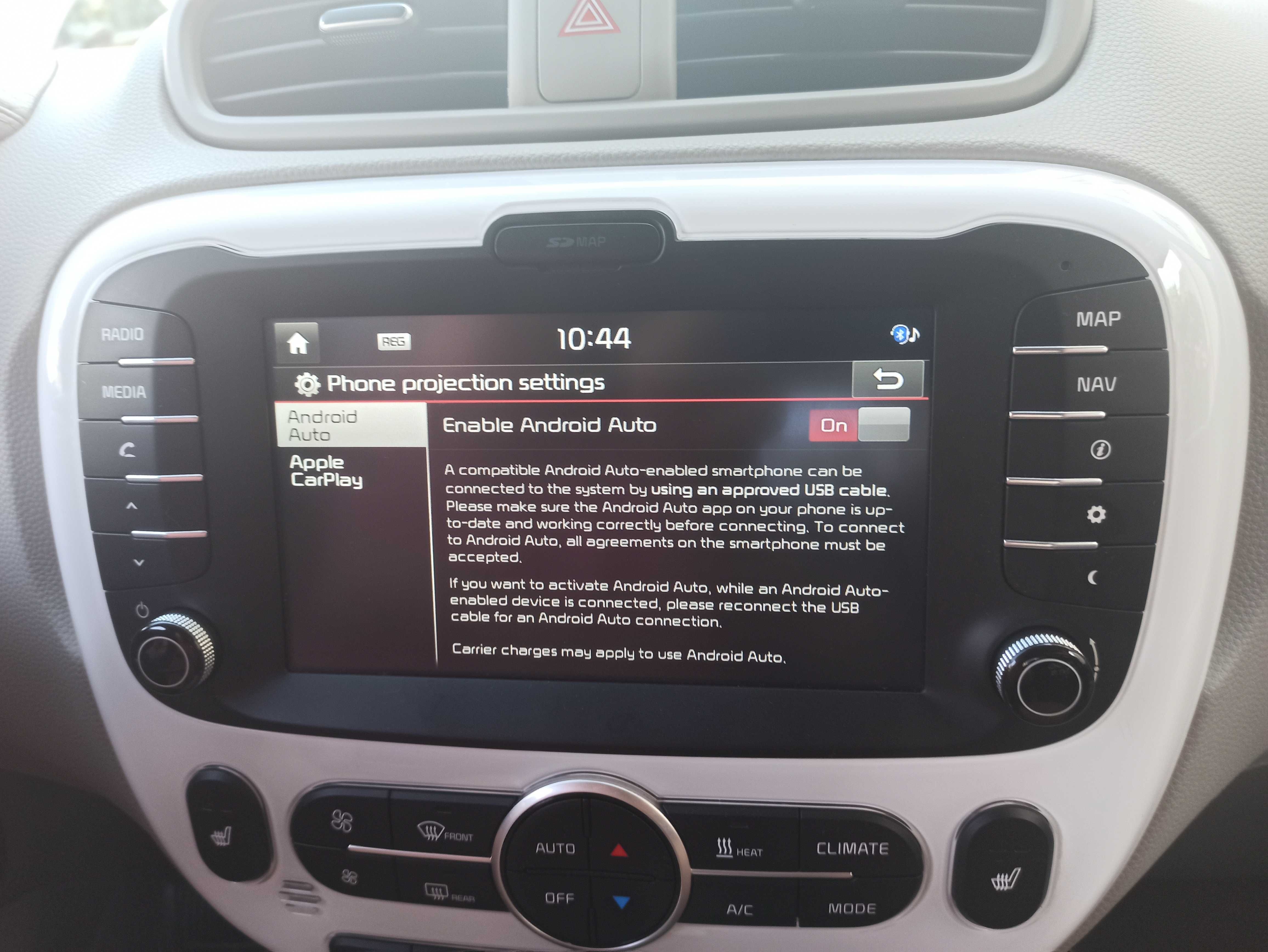 КИА Активиране Carplay AndroidAutoKIA Soul Sorento Optima Forte K7 K5