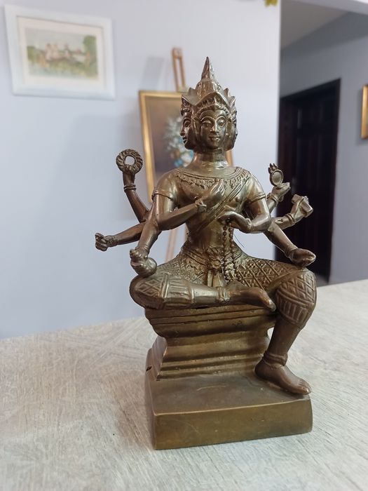 Бронзова скулптура Бог брахма създателят