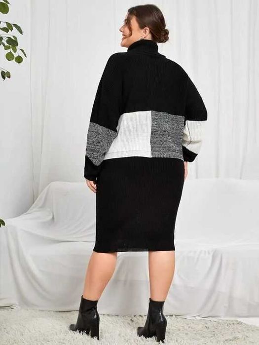 Елегантен Костюм, Син комплект. Комплект с пола, Есенен комплект