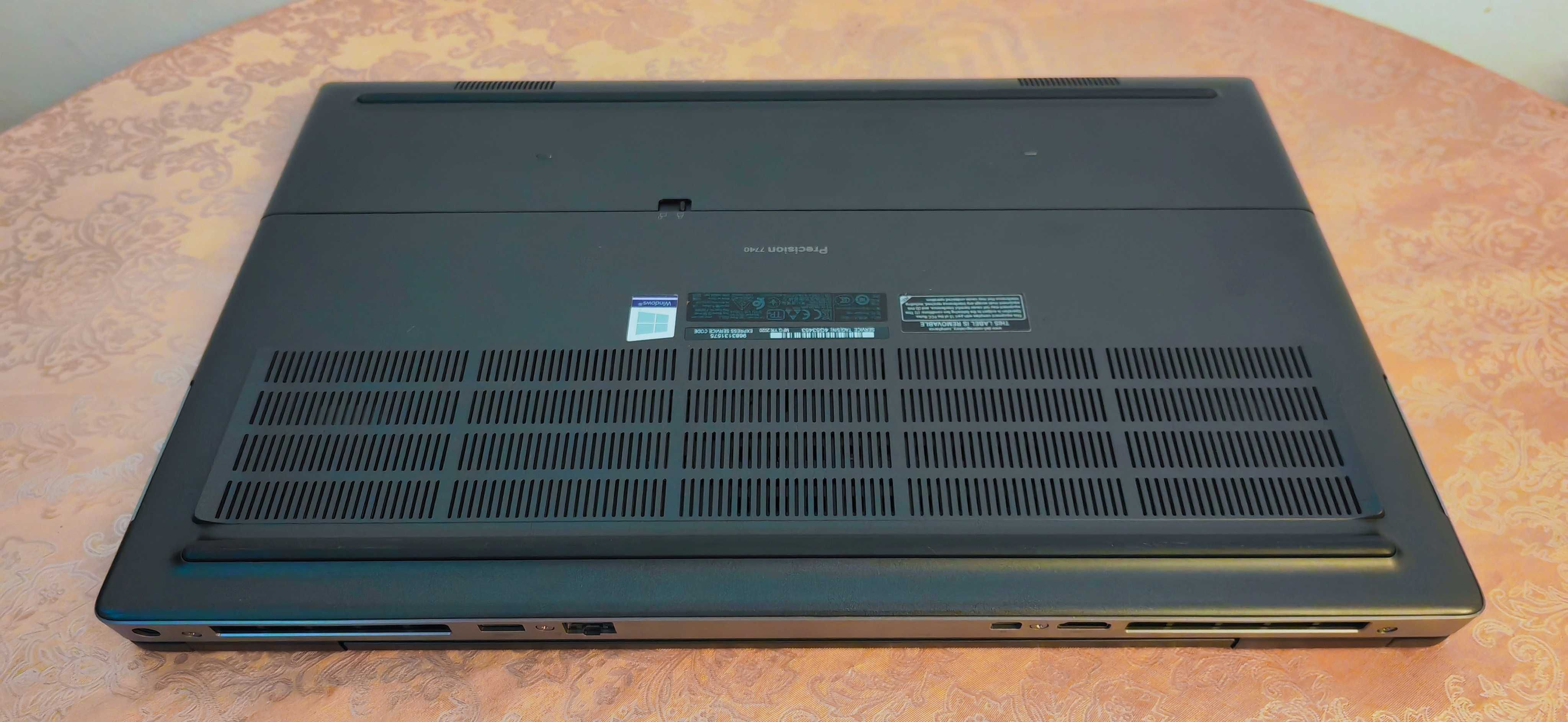 Dell Precision 7730/Core i7-8850H/Quadro P3200 6GB/16GB RAM/256GB SSD