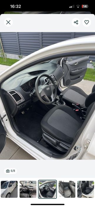 Hyundai i20 euro 5 2012 1,2benzina