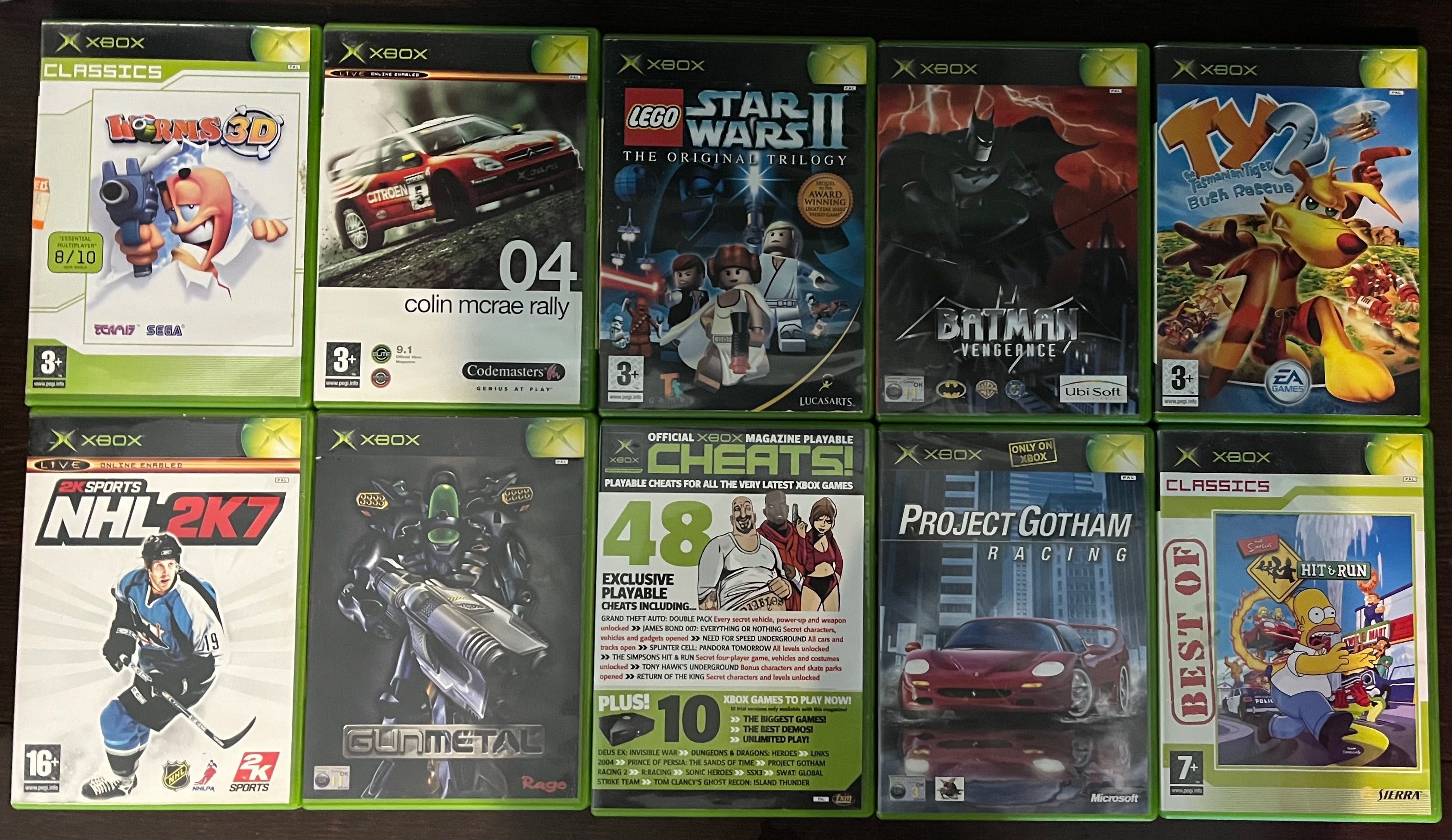 Xbox първа генерация с 10 игри