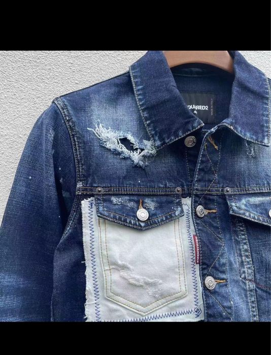 Geaca blugi dsq d2 Dsq-ared caliatte PREMIUM