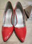 Vand Pantofi eleganti dama Marelbo lac rosu/piele EUR 40
