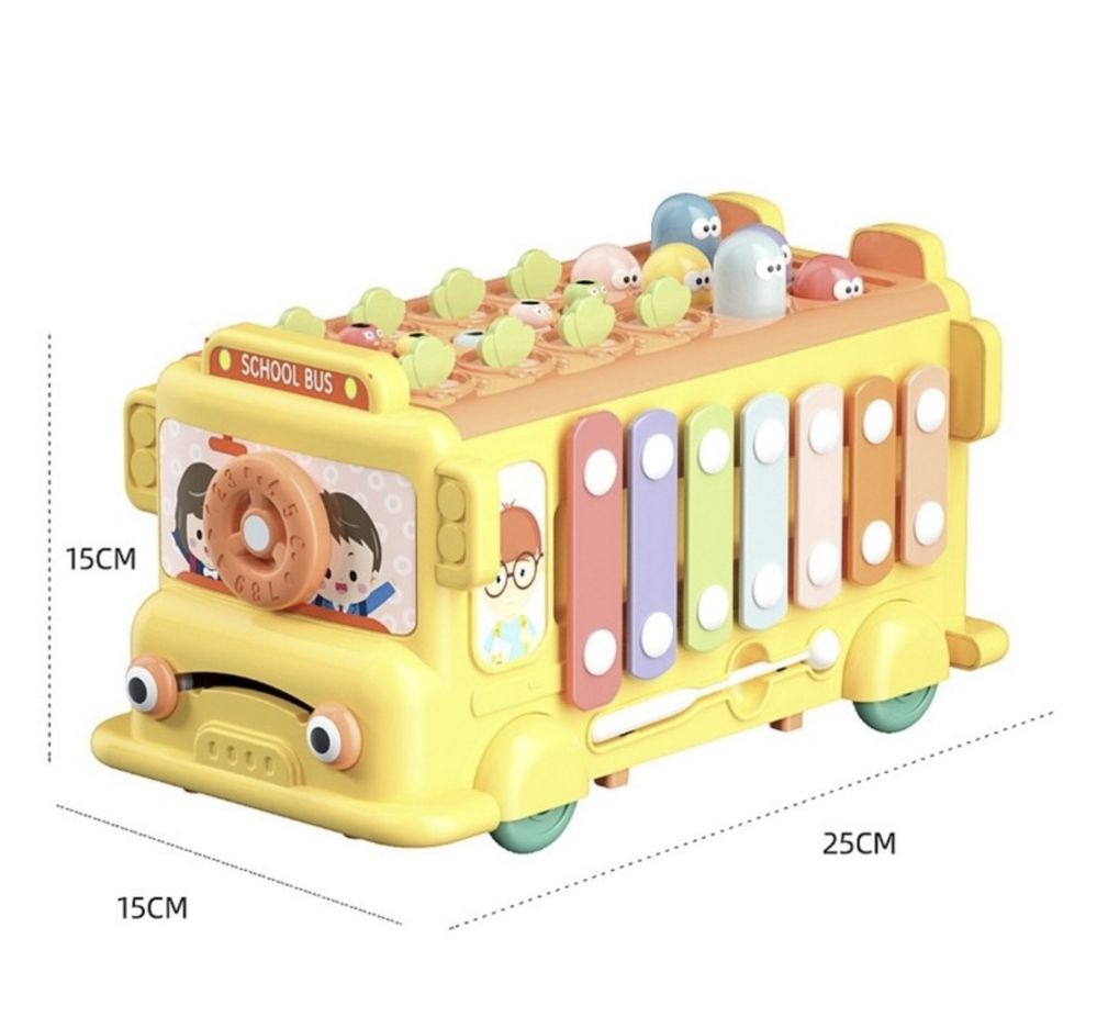 Музыкальная развивающая игрушка Автобус