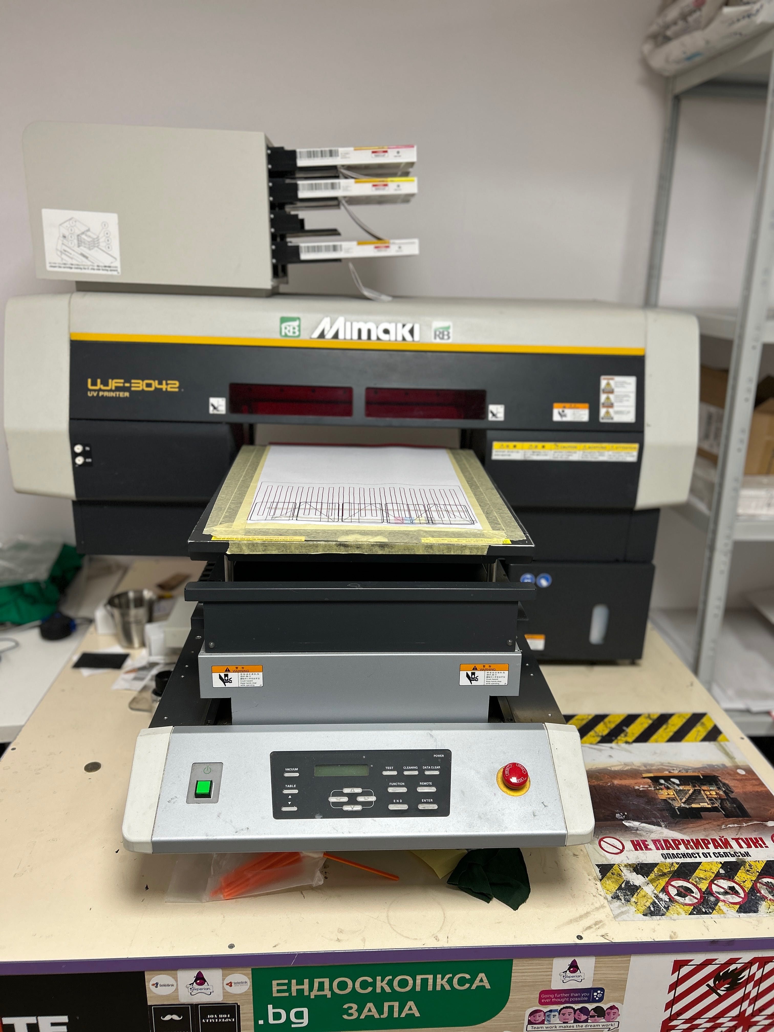 Mimaki UJF-3042HG UV принтер + Kebab и софтуер RasterLink