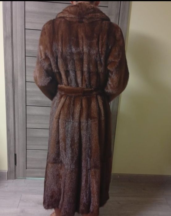 Шуба норковая шикраная