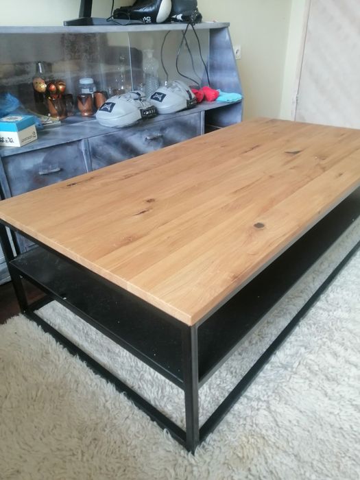 Маса, масив дъб 140 на 70 на 40