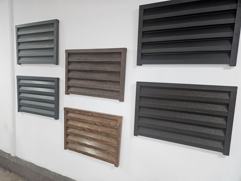 Profil  din tabla inchidere zid  atic terasa gard . Profil tera