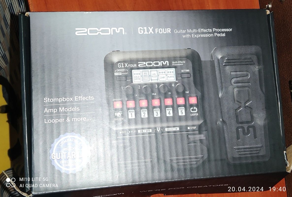 Гитарный процессор ZOOM G1X FOUR