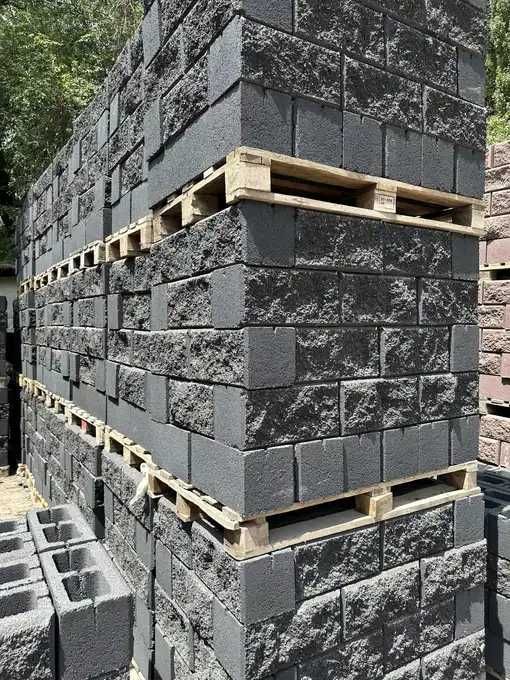 ПЕСКОБЛОК рванный блоки заборный