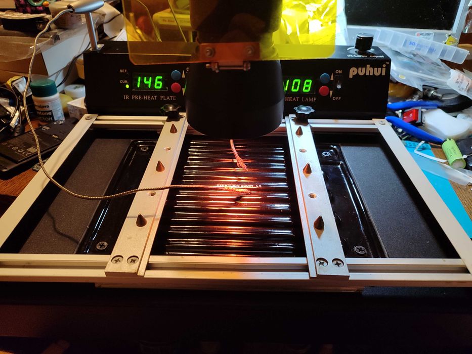 Инфрачервена станция за запояване BGA Reflow Irda T-870A