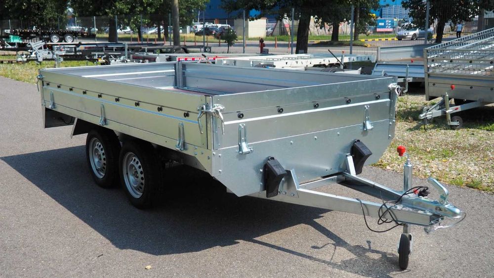 Remorca auto premium 750 kg ,tandem,Produs in Romania RAR Cadou