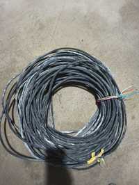 Алюминиевый кабель 5х2,5 б/у 90 м