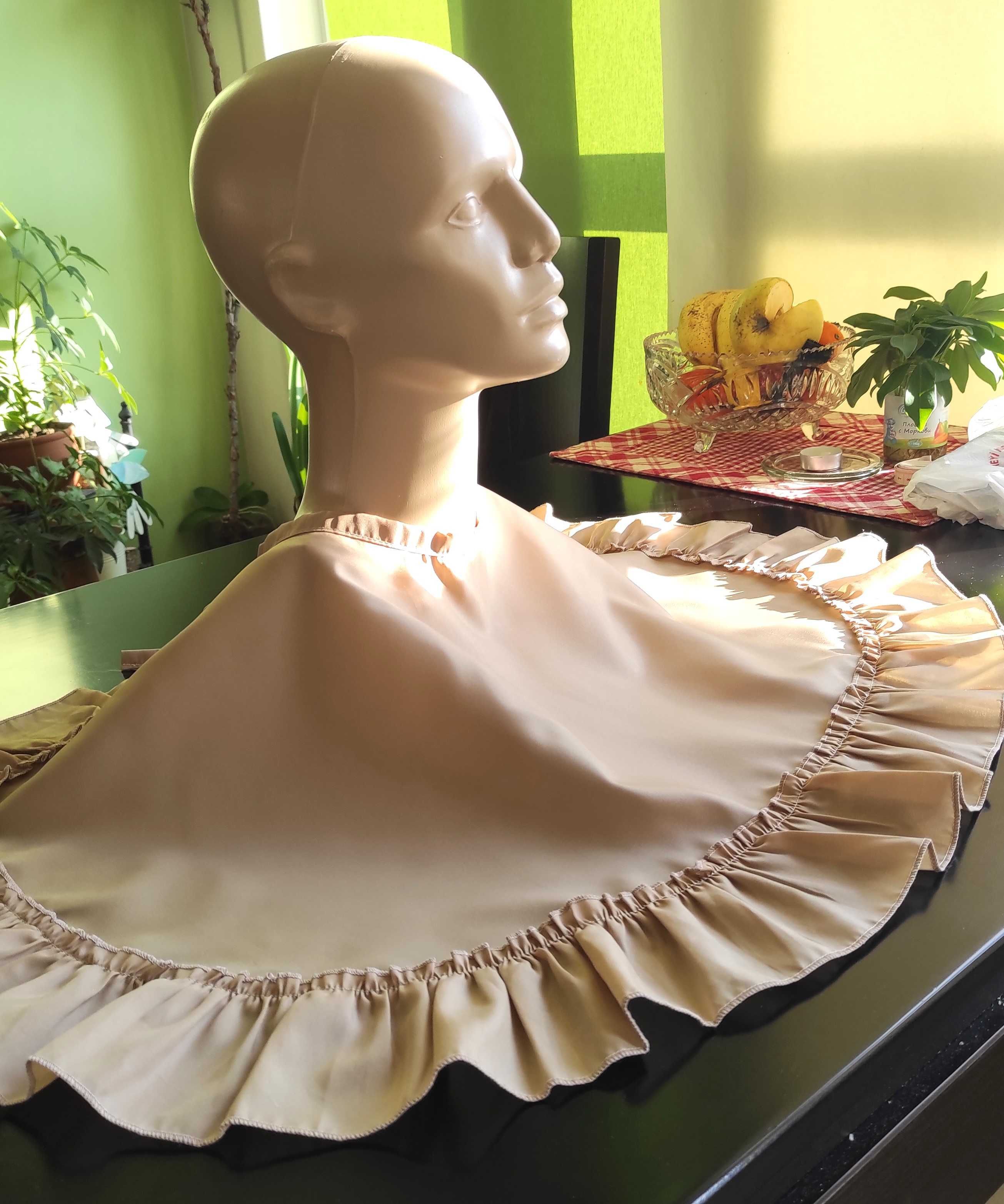 Перелина за боядисване/подстригване, фризьорска престилка