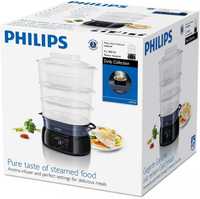 Sigilat Aparat de gatit cu aburi Philips HD9126/00 900 W 9 l Negru