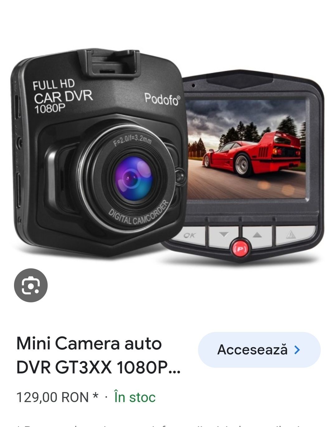 Cam Auto FullHD  - Nouă !