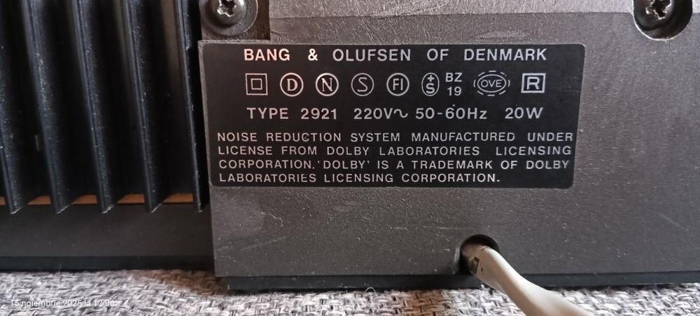 Lampadar Bang & Olufsen Beocord 2000