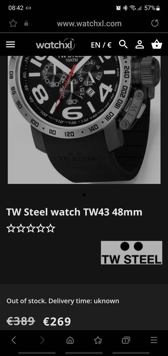 Ceas de mana tw steel tw43 cronograph