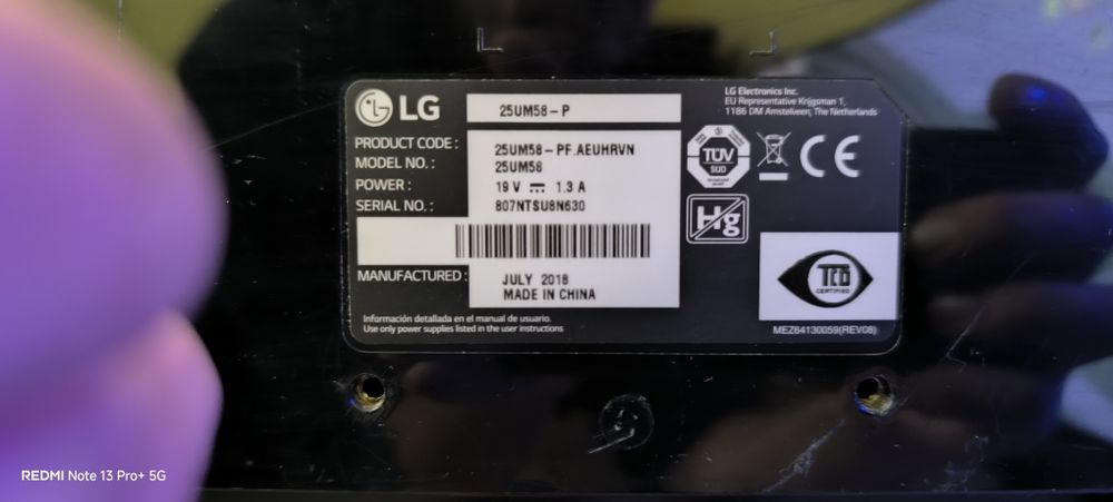 Монитор LG Ultrawide 25"