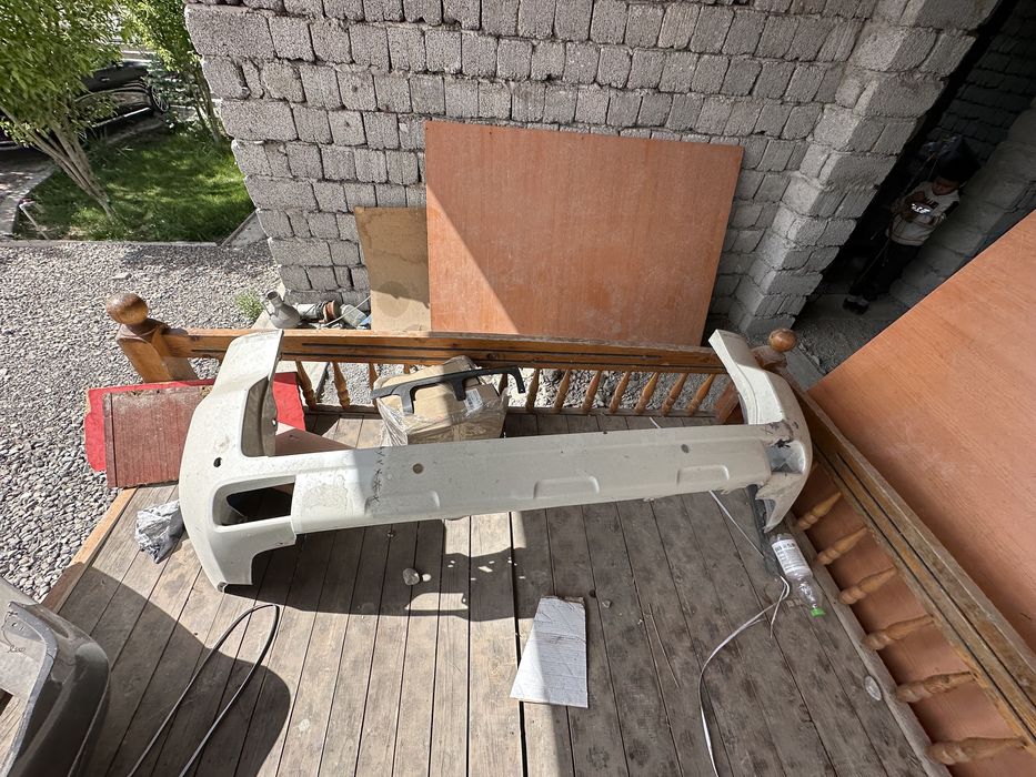 Бампер на тойота ленд крузер прадо 150 задний оригинал