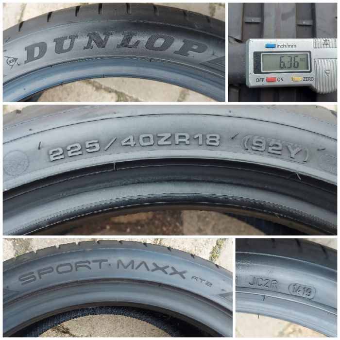 O bucată 225/40 R18 vară - una Pirelli Dunlop