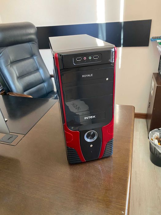 Корпус Intex ATX для офисных ПК, с блоком питания и без