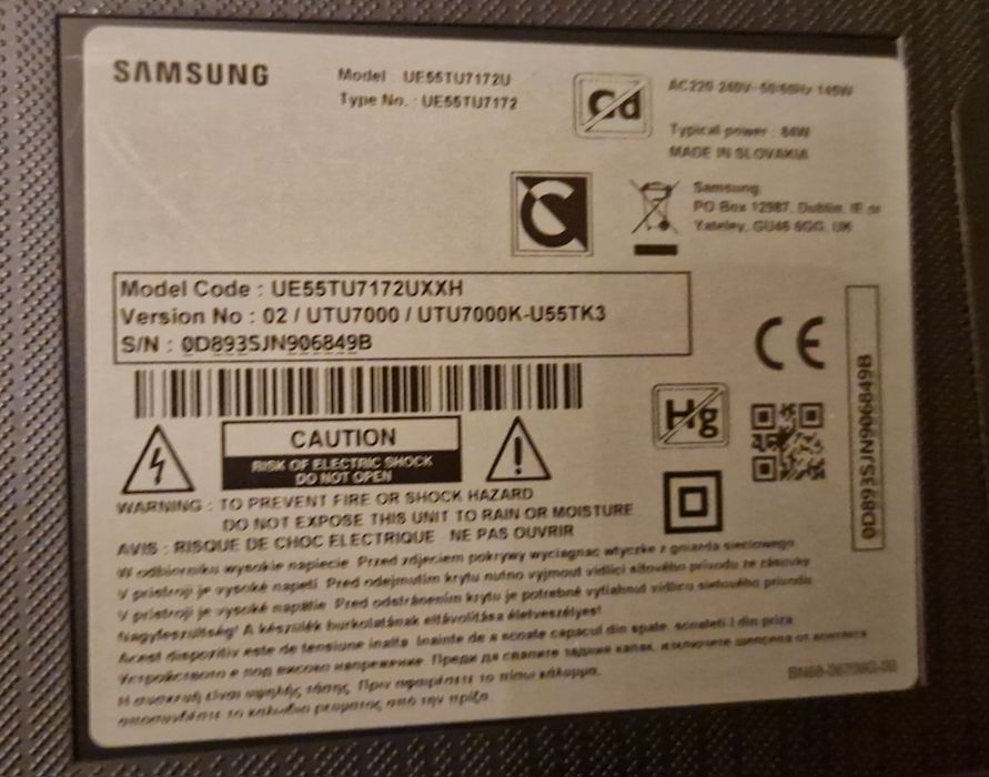 Samsung Crystal UHD 138