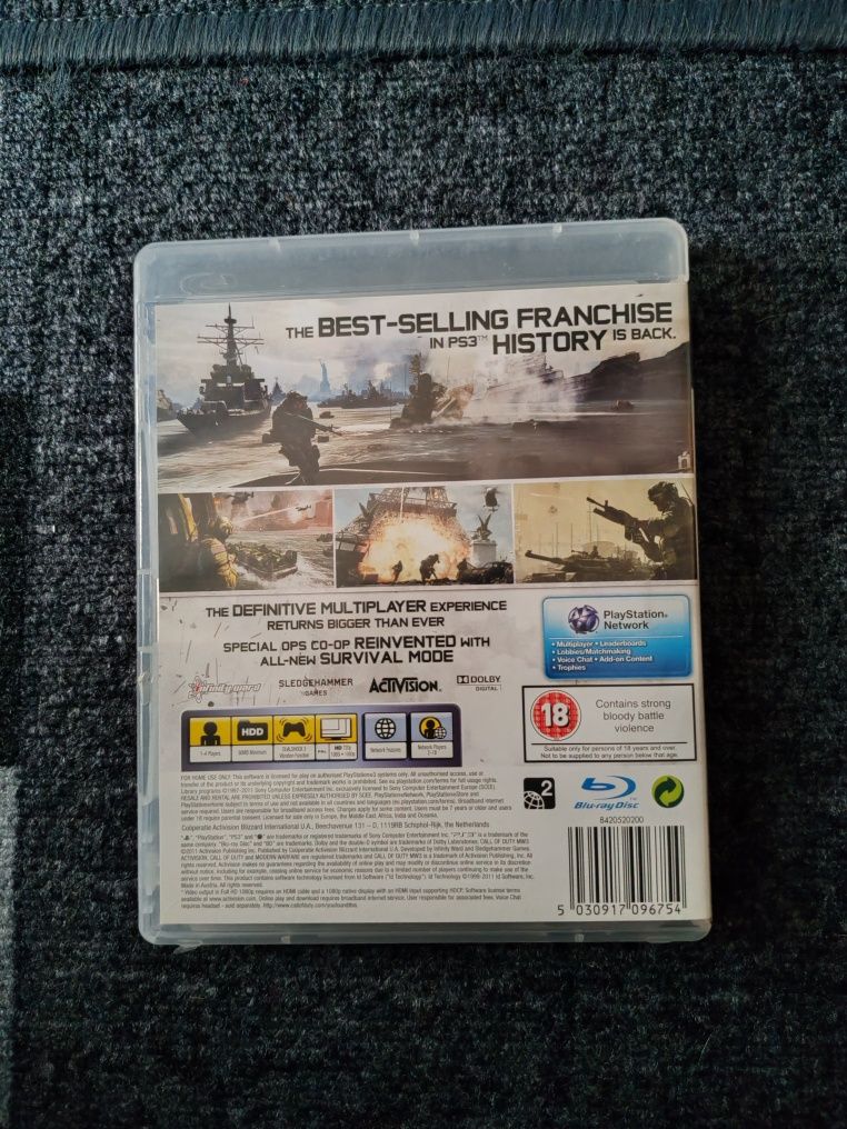 Оригинална игра Call of Duty MW3 за PS3