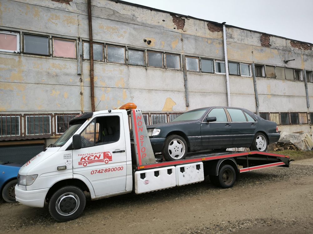 Platformă/Autoplatformă Mercedes Sprinter 412D 1996