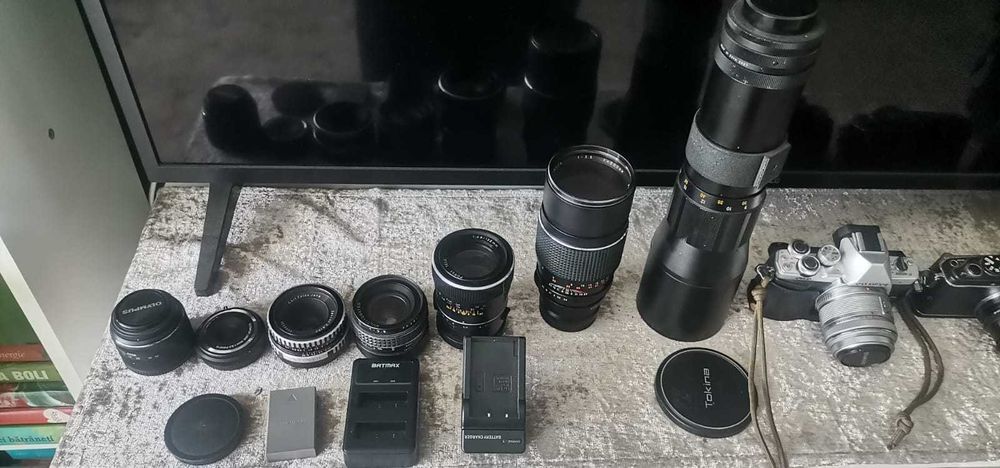 Vand trusa foto - Olympus + obiective