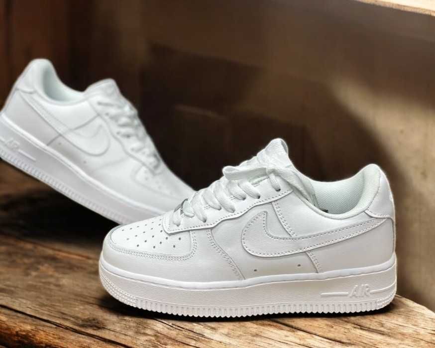 Adidasi Nike AIR Force 1 Alb - Adidasi Baieti Fete