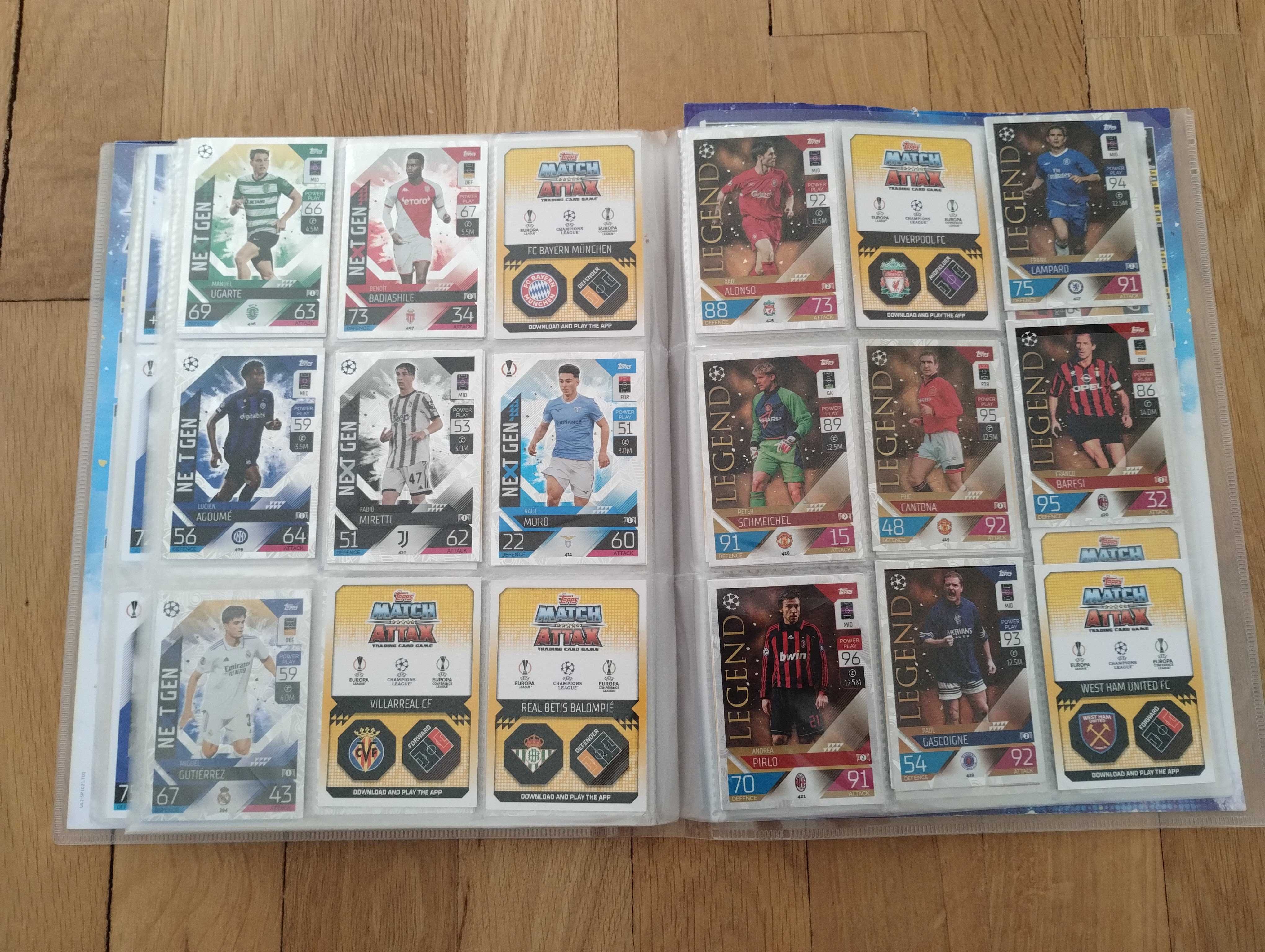 Албум Match Attax 2022/2023 - 90% събран