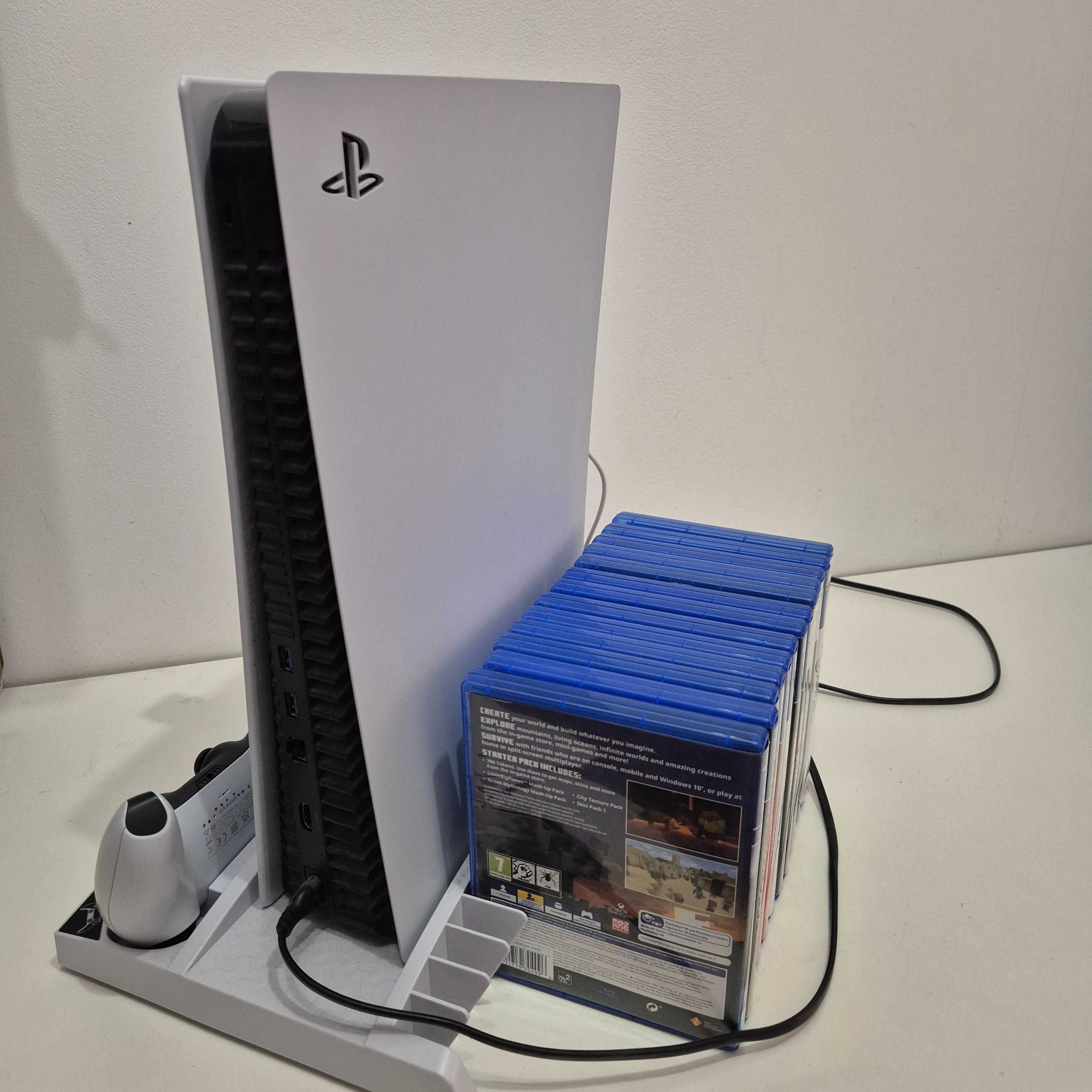 PlayStation 5 + 1 джойстик+ 13 игри + поставка -зарядно !