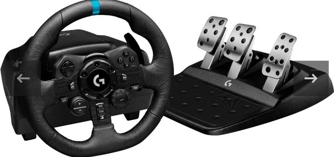 Волан Logitech G923 PlayStation, черен