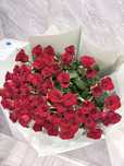 Свежий букет роз 60шт (1метр) от Desso flowers (купили за 100к)