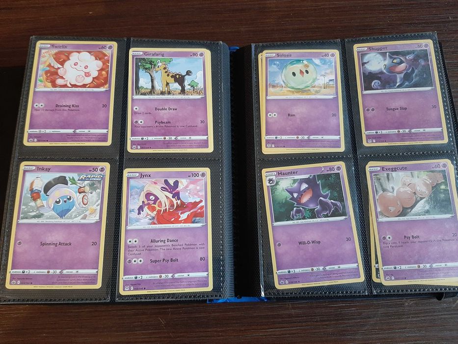 Pokemon карти – колекция EX VMAX Full Art + Албум – 94 карти