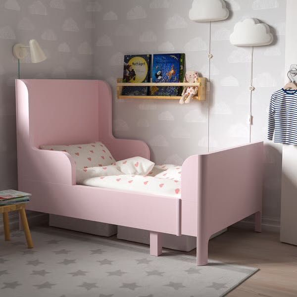 IKEA детско легълце розово