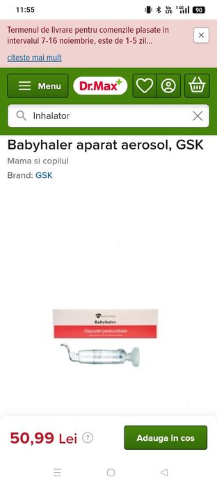 Inhalator nou+ protectie priza