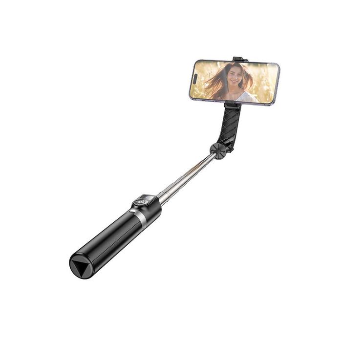 Suport Stand, tip Selfie telefon, 2 in 1, Telescopic cu telecomanda BT
